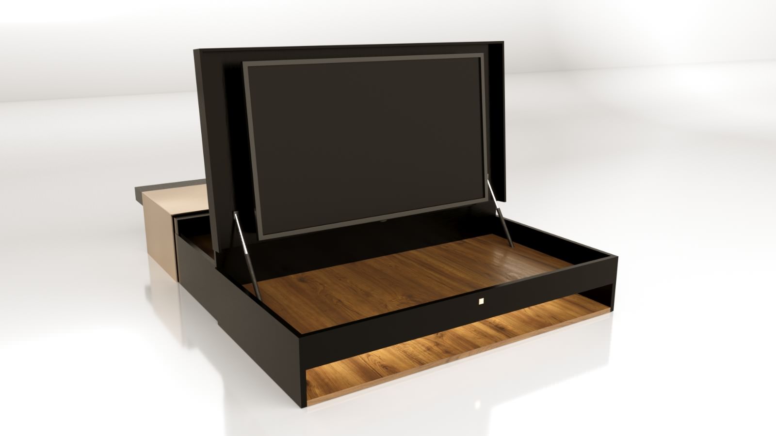 Hidden TV - Boxareno coffee table