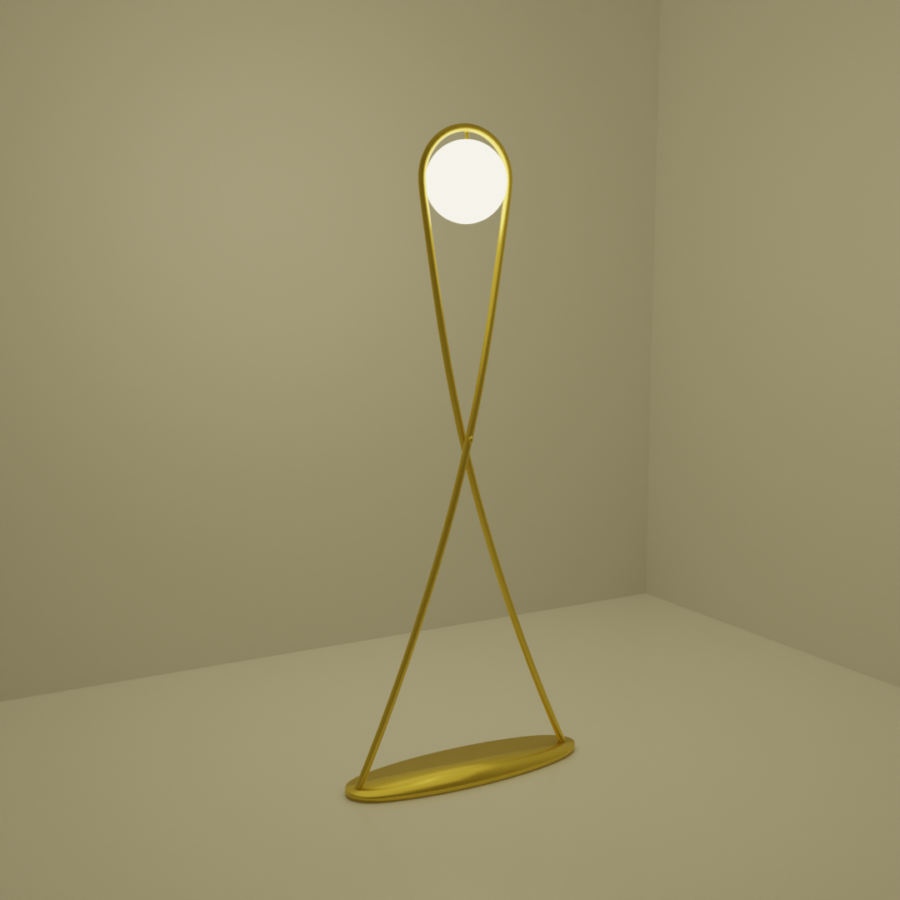 Floor lamp “Soft Line”