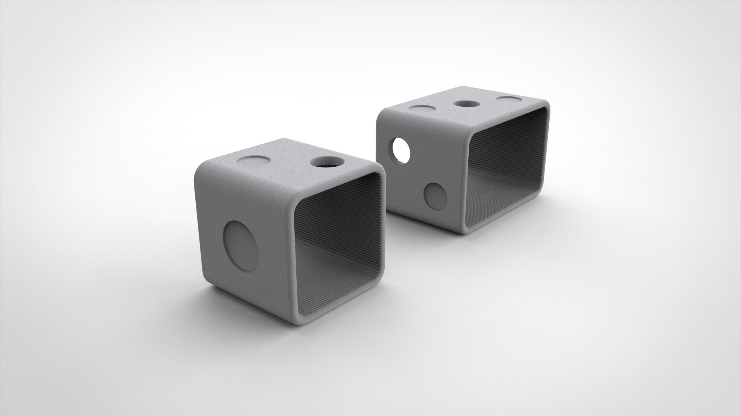 Two sizes dice furniture